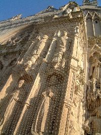 Exeter Cathedral. Photograph by Sean Creech (c) 2000