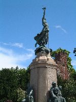 War Memorial in Northernhay Gardens. Photograph by Sean Creech (c) 2001